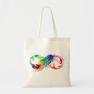 Neurodiversity Is Beautiful Rainbow is great gift  Tote Bag