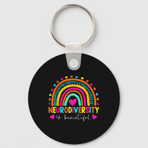 Neurodiversity Is Beautiful Special Autism Awarene Keychain