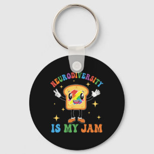 Neurodiversity Is My-jam Autism Awareness Special  Keychain