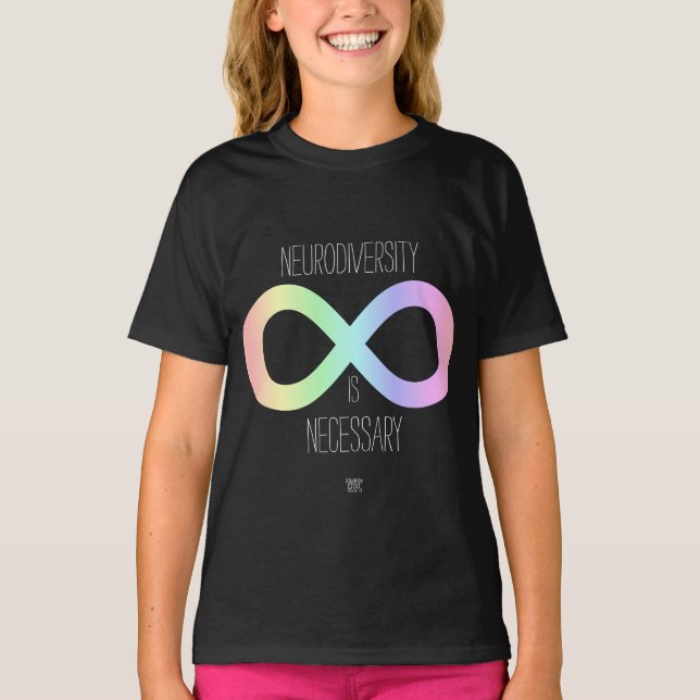 'Neurodiversity is Necessary' Autism/ ADHD/ Pastel T-Shirt (Front)