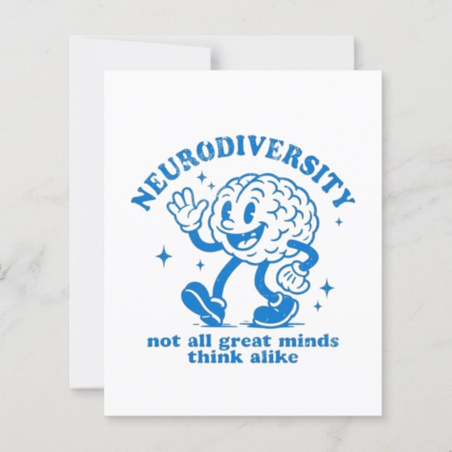 💙 Neurodiversity – Not All Great Minds Think Alik (Front)