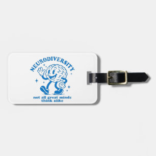 💙 Neurodiversity – Not All Great Minds Think Alik Luggage Tag
