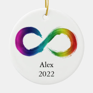 Neurodiversity Ornament with Name