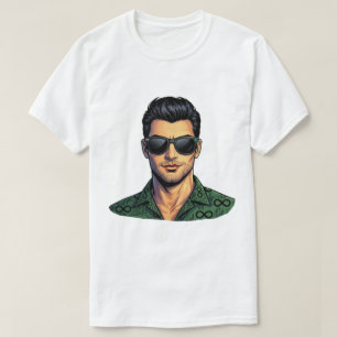 Neurodiversity Pop Art Man ADHD Autism Pride  T-Shirt