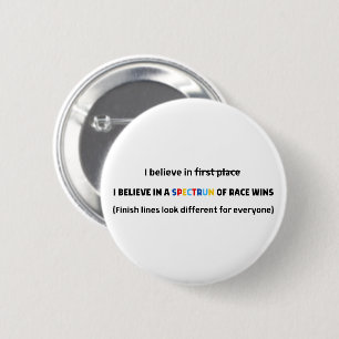 Neurodiversity Run Autism Awareness Month Running 2 Inch Round Button