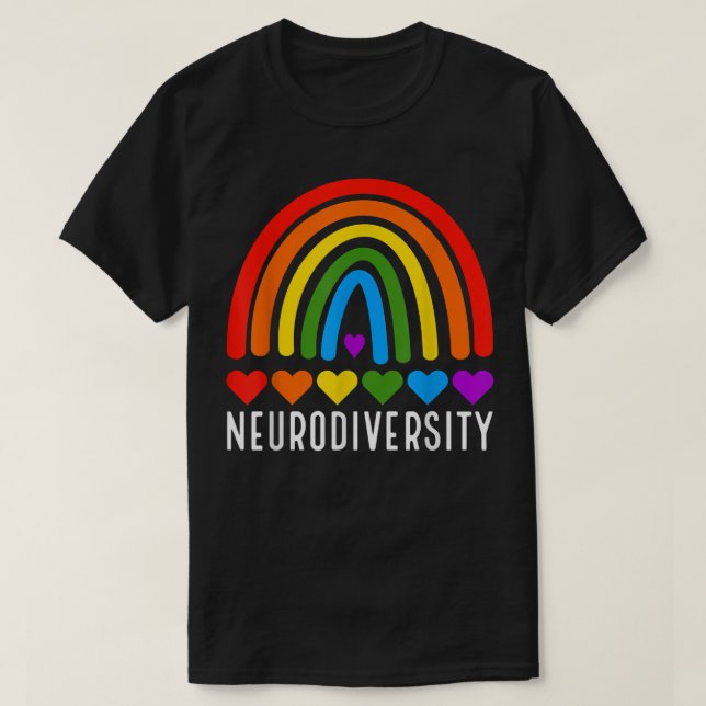 Neurodiversity Shirt Autism Spectrum ADD ADHD Rain (Design Front)