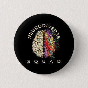 Neurodiversity Shirt Autism Spectrum Asd Adhd 2 Inch Round Button