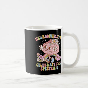 Neurodiversity Shirt Autism Spectrum Asd Adhd Rain Coffee Mug