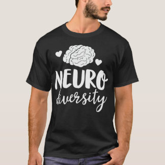 Neurodiversity Special Education Teacher  Brain SP T-Shirt