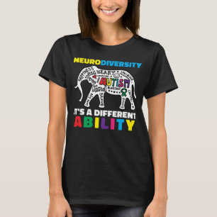 Neurodiversity Symbol Ability Autism Creature Men T-Shirt