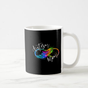 Neurodiversity Symbol Rainbow Infinity Autism Mom  Coffee Mug