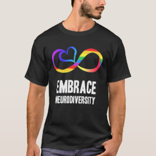 Neurodiversity Symbol Rainbow Infinity Autism Mom T-Shirt