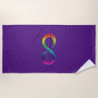 Neurodiversity towel (purple)- autism awareness