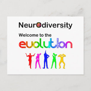 Neurodiversity Welcome to the Evolution Postcard