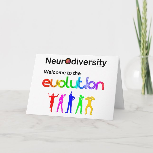 Neurodiversity Welcome to the Evolution Postcard (Front)
