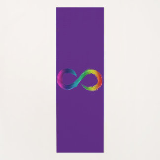 Neurodiversity Yoga mat (purple)- autism awareness