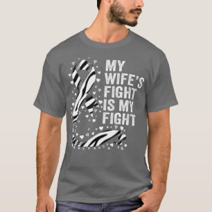 Neuroendocrine Cancer Ribbon for Wife Cancer Aware T-Shirt