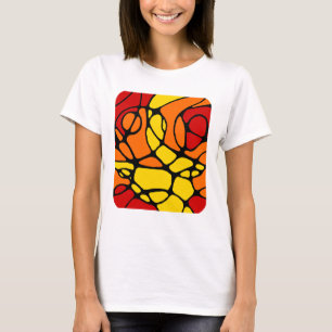 Neurografik modernes abstraktes Design T-Shirt