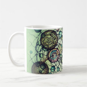 Neurographic Art Hoodie Abstract Circles Organic Coffee Mug