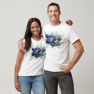 Neurographic Art T-Shirt – Abstract Mindful Lines