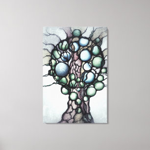 Neurographic Tree of Life Hoodie - Abstract Sphere Canvas Print