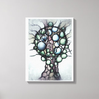 Neurographic Tree of Life Hoodie - Abstract Sphere Canvas Print