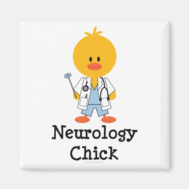 Neurologie Magnet de poussins (Devant)