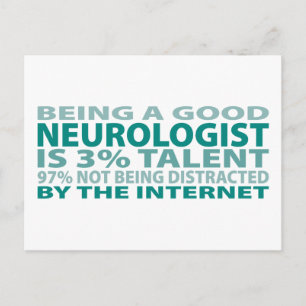 Neurologist 3% Talent Postcard