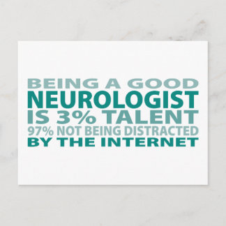 Neurologist 3% Talent Postcard