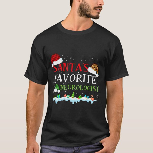 Neurologist Fun s Favorite Santa Tee (Front)