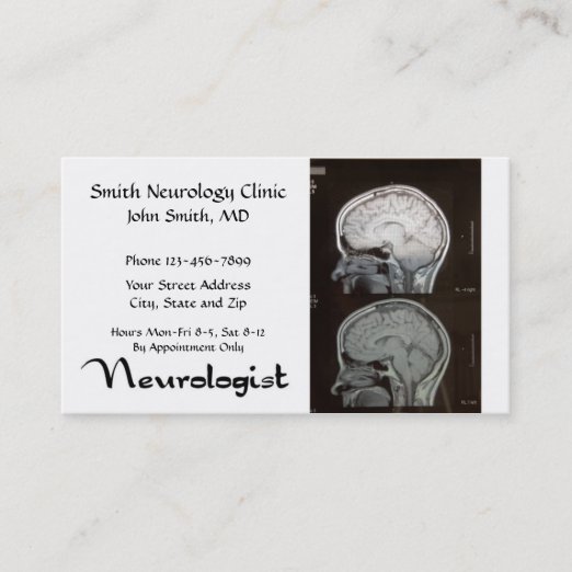 Neurology Business Cards And Profile Cards Zazzle Ca 4299