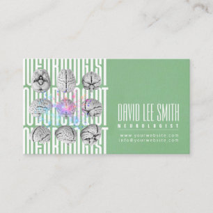 Neurologist Tipographyc business card