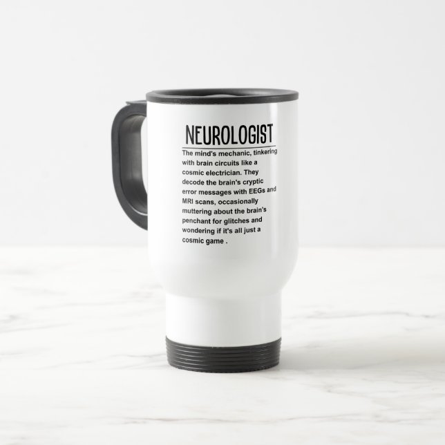 Neurologist  travel mug (Front Left)