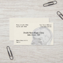 Neurologue Carte de visite en neurologie