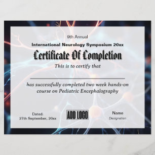 Neurology Neurosurgery Conference Certificate