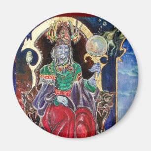 NEUROMANCER, blue red Magnet