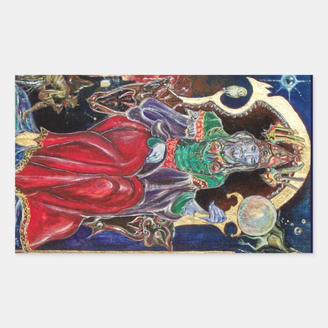 NEUROMANCER, blue red Sticker (Front)