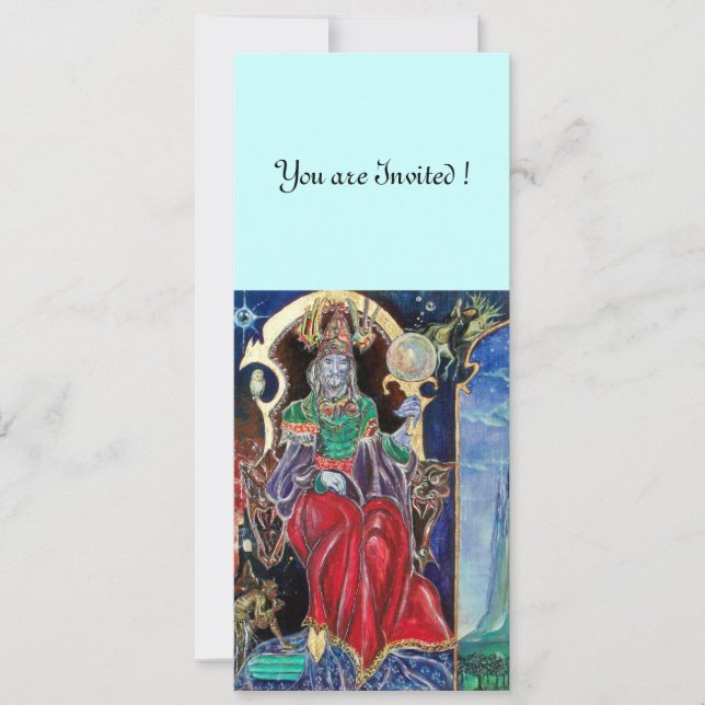 NEUROMANCER , red blue, Invitation (Front)