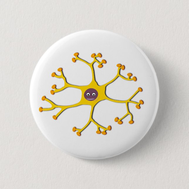 neuron 2 inch round button (Front)