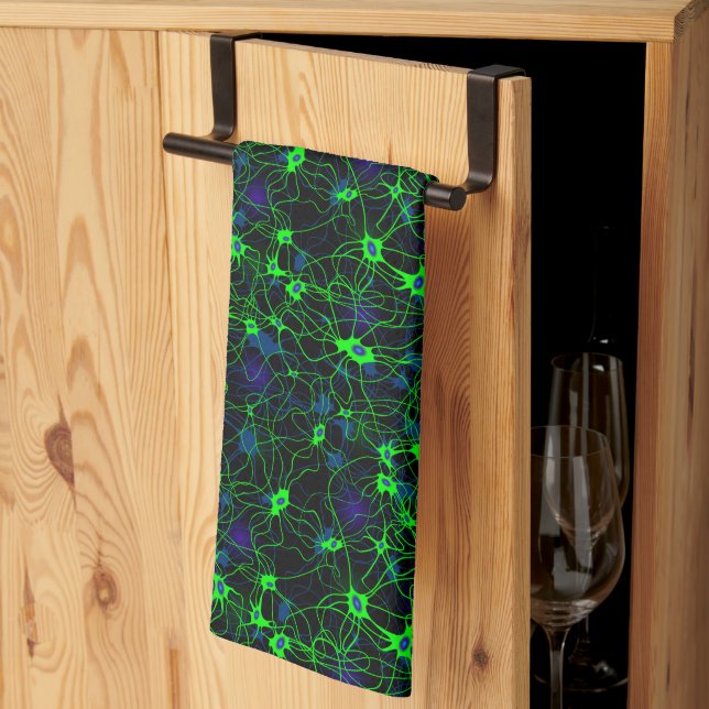 Neuron City Kitchen Towel (Thirds Fold)