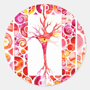 Neuron Classic Round Sticker