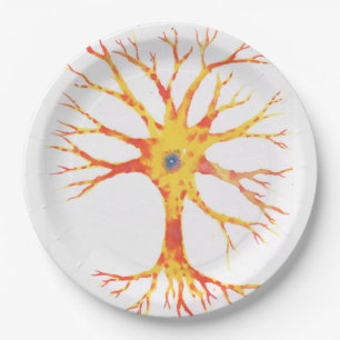 Neuron Paper Plate