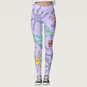 Neurons And Glia Leggings