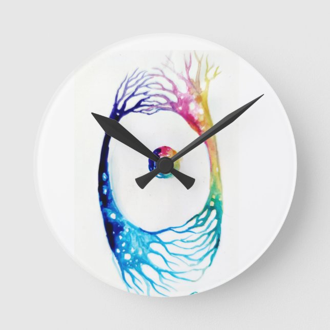 Neurons connected   round clock (Front)