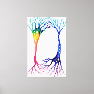 Neurons Poster Canvas Print