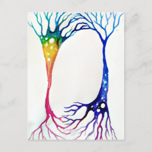 Neurons Poster Canvas Print Postcard