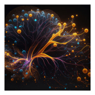 Neurons Tree Poster