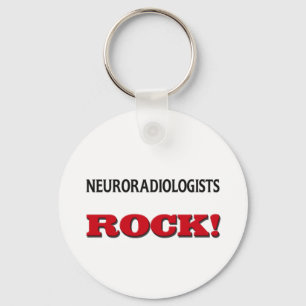 Neuroradiologists Rock Keychain
