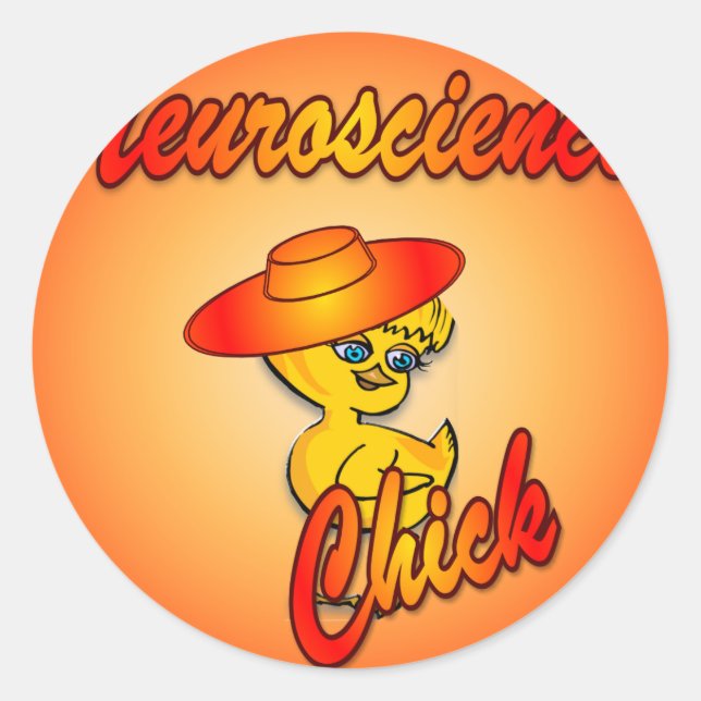 Neuroscience Chick #5 Sticker (Front)