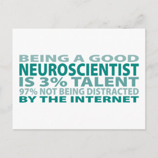 Neuroscientist 3% Talent Postcard